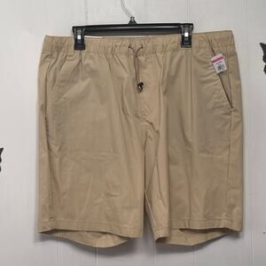 Selected Homme Mens Swim Shorts 2XL Tan Drawstring‎ Waist Pockets Comfort
